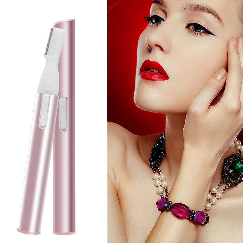 Электрический триммер для бровей Женский Триммер макияжа безболезненная Бритва