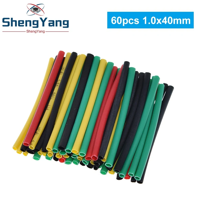 Комплект разнообразных термоусадочных трубок полиолефиновые трубки с