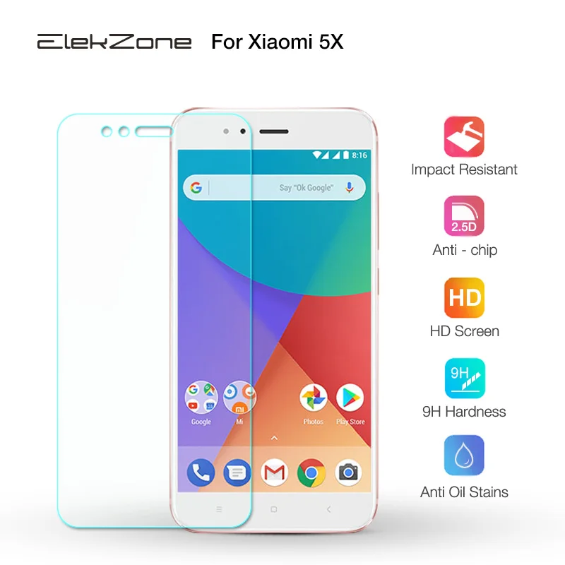Нано покрытие 9H HD экран телефона Закаленное стекло пленка для Xiaomi Mi 5X 2.5D Защитная