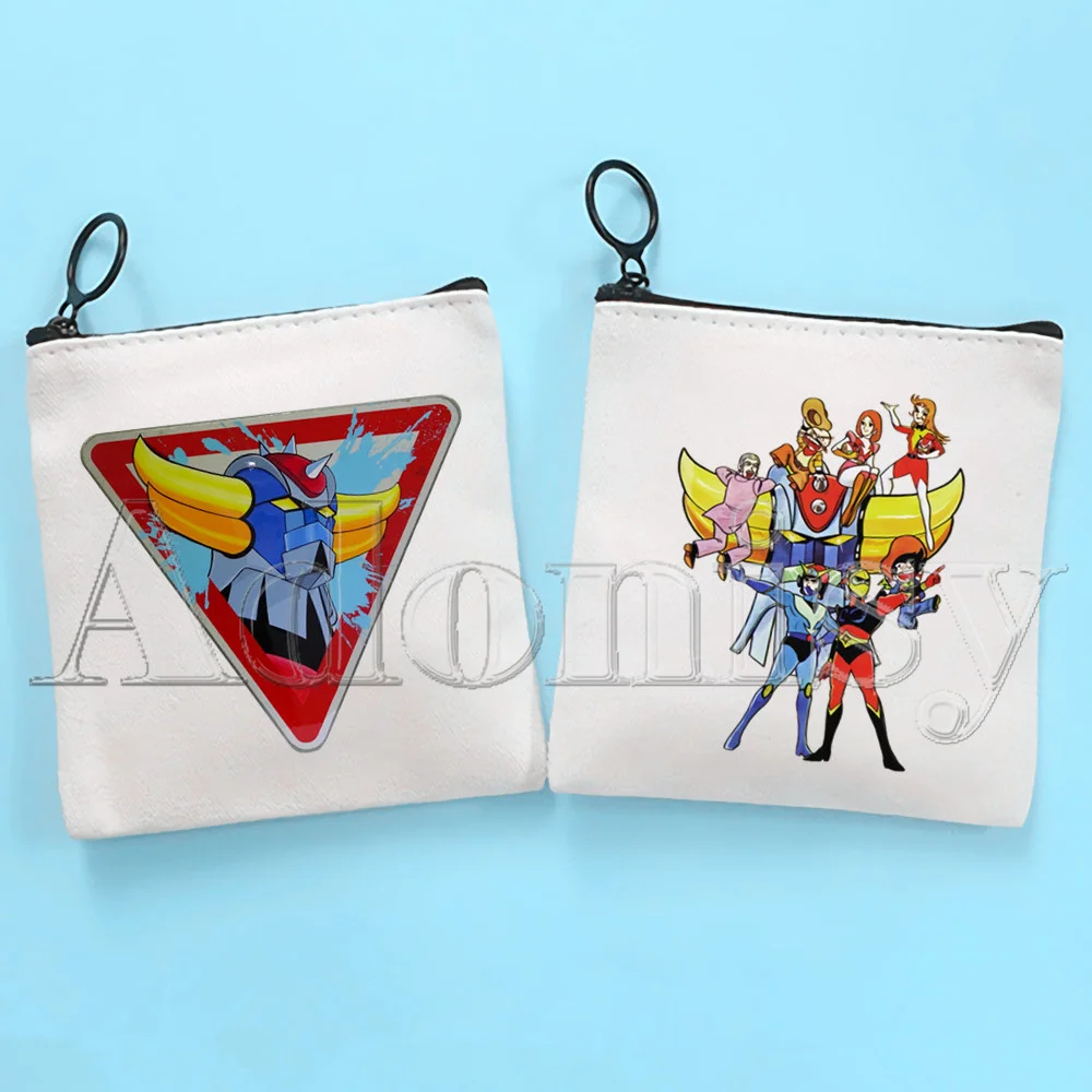 

Goldorak Canvas Coin Purse Clutch Printing Cloth Coin Purse Student Case Customization