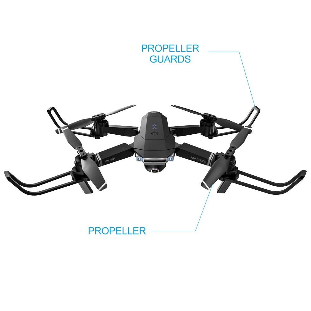 2 пары дрона быстросъемные складные пропеллеры 4 пропеллер защитная рамка набор