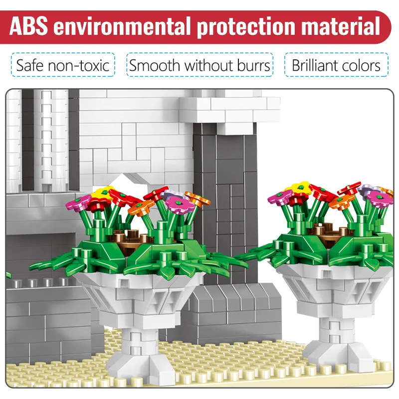 Новый город алмаз мини Восточная жемчужная башня архитектура двойной мост