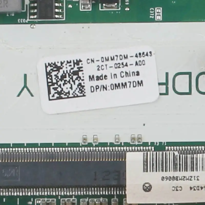 CN-0MM7DM 0MM7DM материнская плата для ноутбука DELL Latitude 2100 2120 N455 DAZM2BMB6C0 SLBX9 DDR3 | Компьютеры