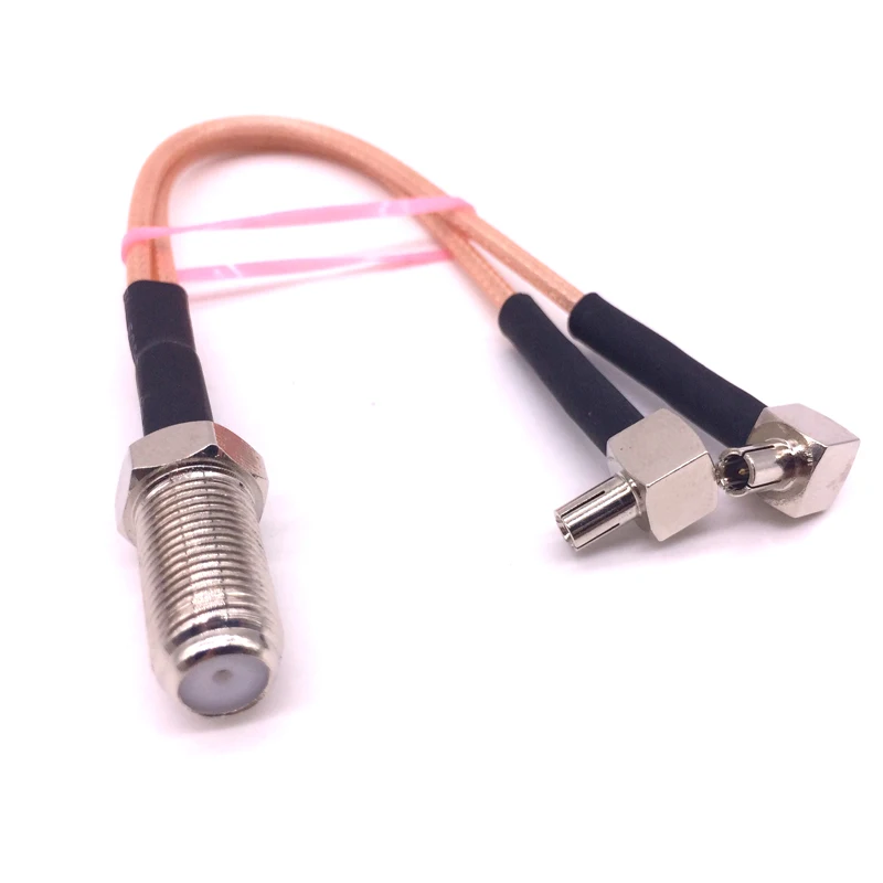 JX антенный кабель Pigtail F к 2 двойным TS9 Y Тип X TS9/CRC9/SMA разъем гнездо прямоугольный