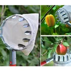 Портативная корзина для сбора фруктов, Ловец для цитрусовых и груш, садовый инструмент для сбора персиков