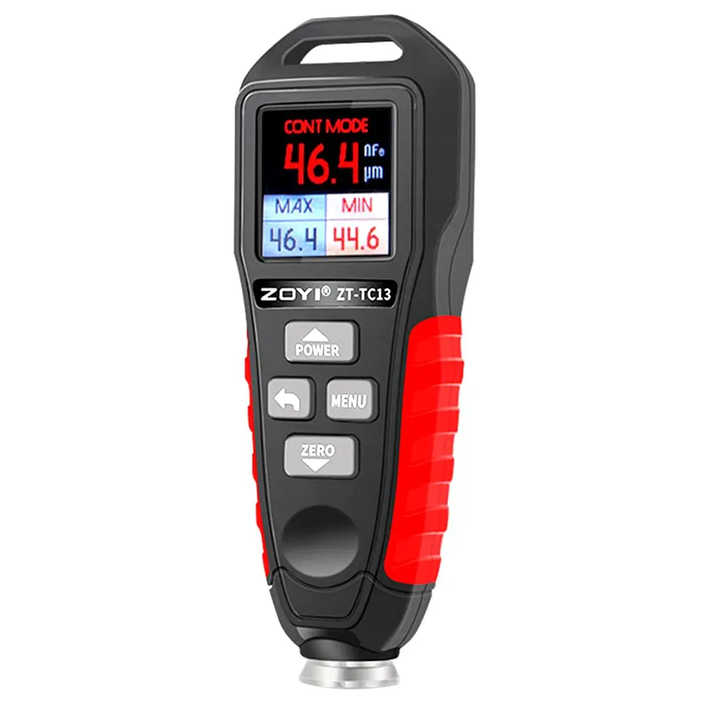 

Толщиномер ZOYI ZT-TC13, высокоточный автомобильный Стандартный измеритель толщины покрытия гальванизированным слоем