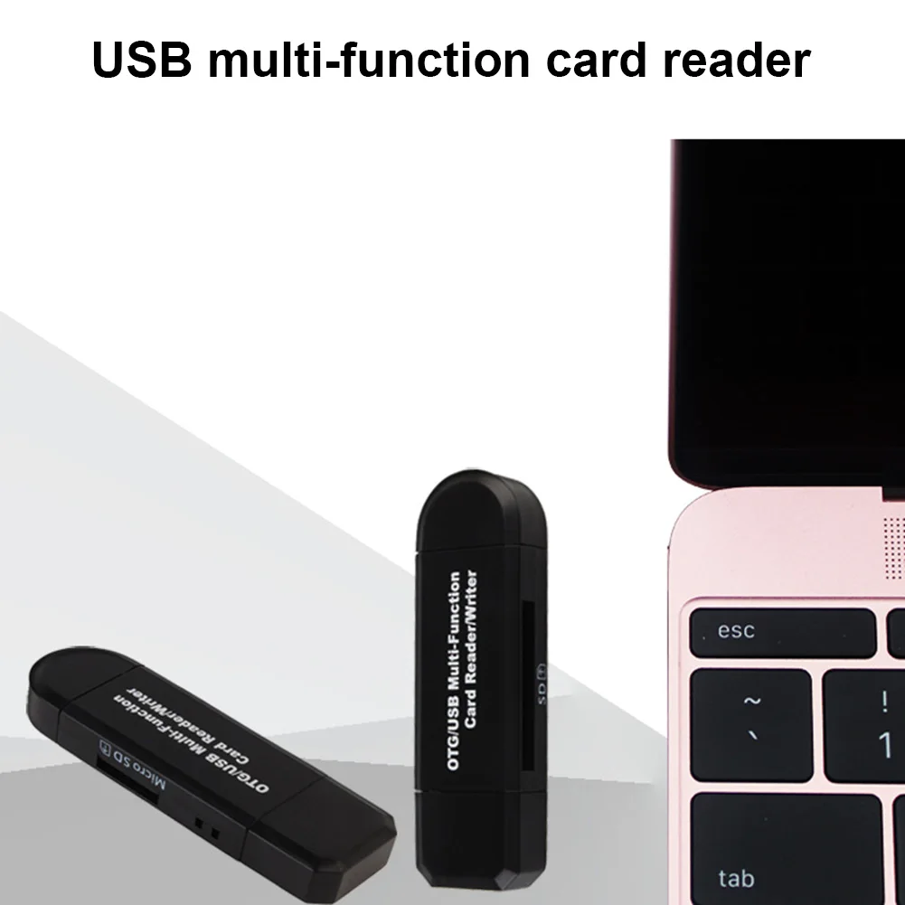 Новинка 2020 устройство для чтения SD карт Micro USB OTG на 2 0 многофункциональный адаптер