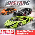 Моторизованный автомобиль Mould King 13090, совместимый с 20087 MOC-16915 McLaren P1, конструктор с функцией двигателя, кирпичи, Рождественская игрушка