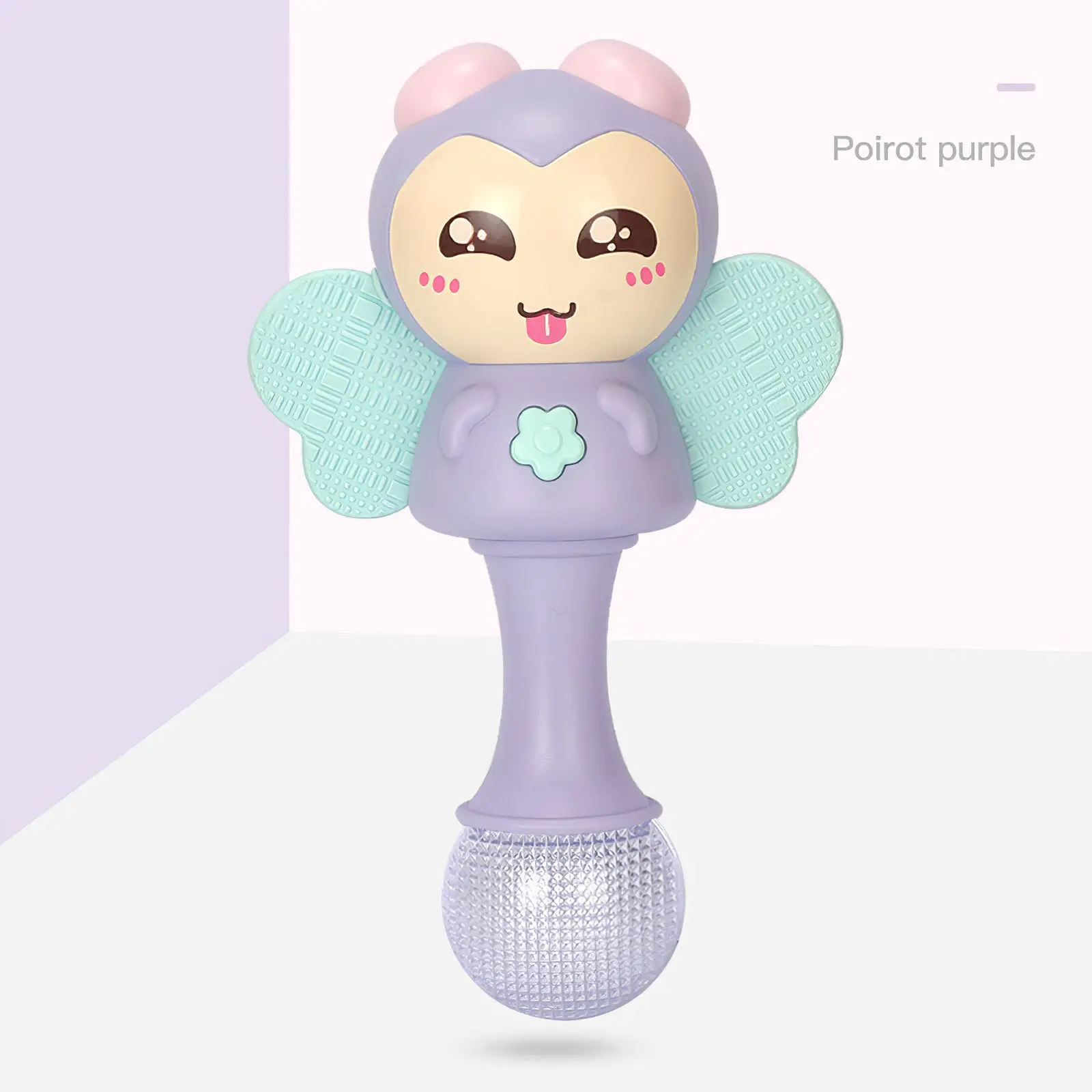 

Детские успокаивающие музыкальная светящаяся прорезыватель погремушки игрушки ребенка ручные колокольчики мобильные младенческие соски-...