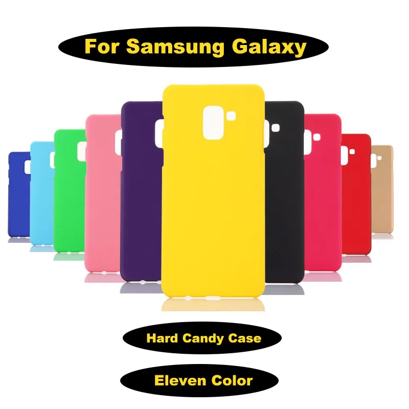 Матовый Жесткий Пластиковый Чехол для Samsung Galaxy 360 PRO CORE J3 J8 J7 J4 J6 A6 A7 A8 PLUS 2018|Бамперы|