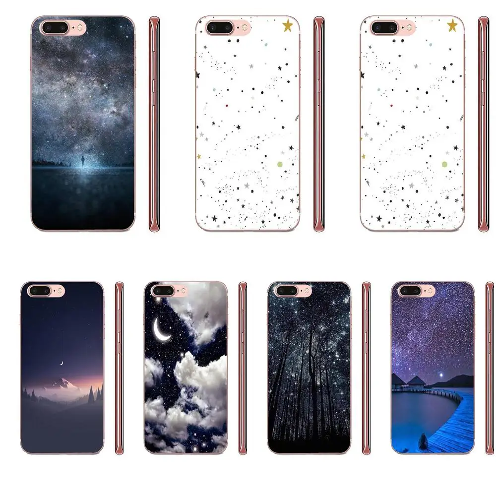 Красивая звезда неба мерцающий мягкий узор Розовый для HTC Desire 530 626 628 630 816 820 830 One A9