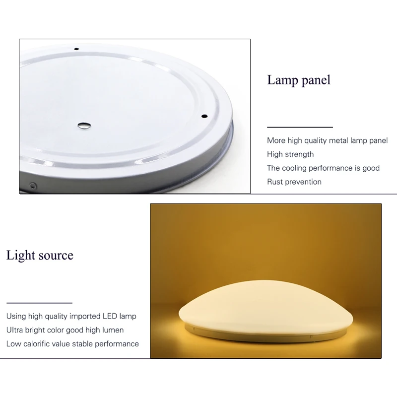 

Smart Ceiling Lights LED Modern Intelligent Indoor lighting WiFi Mobile Phone APP Control 72W Support Google Home Alexa