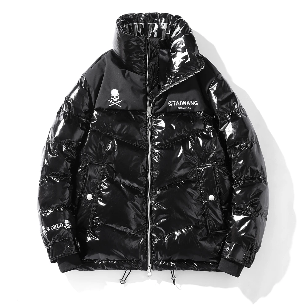 

Men's winter fleece down Short jacket 2020 new trend handsome Round neck thicke fashion coat Male down jacket for men