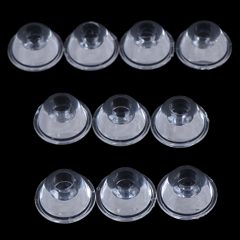 

10Pcs 20mm 10/30/60/90/120 Degree Optical Glass LED Lens Reflector Collimator
