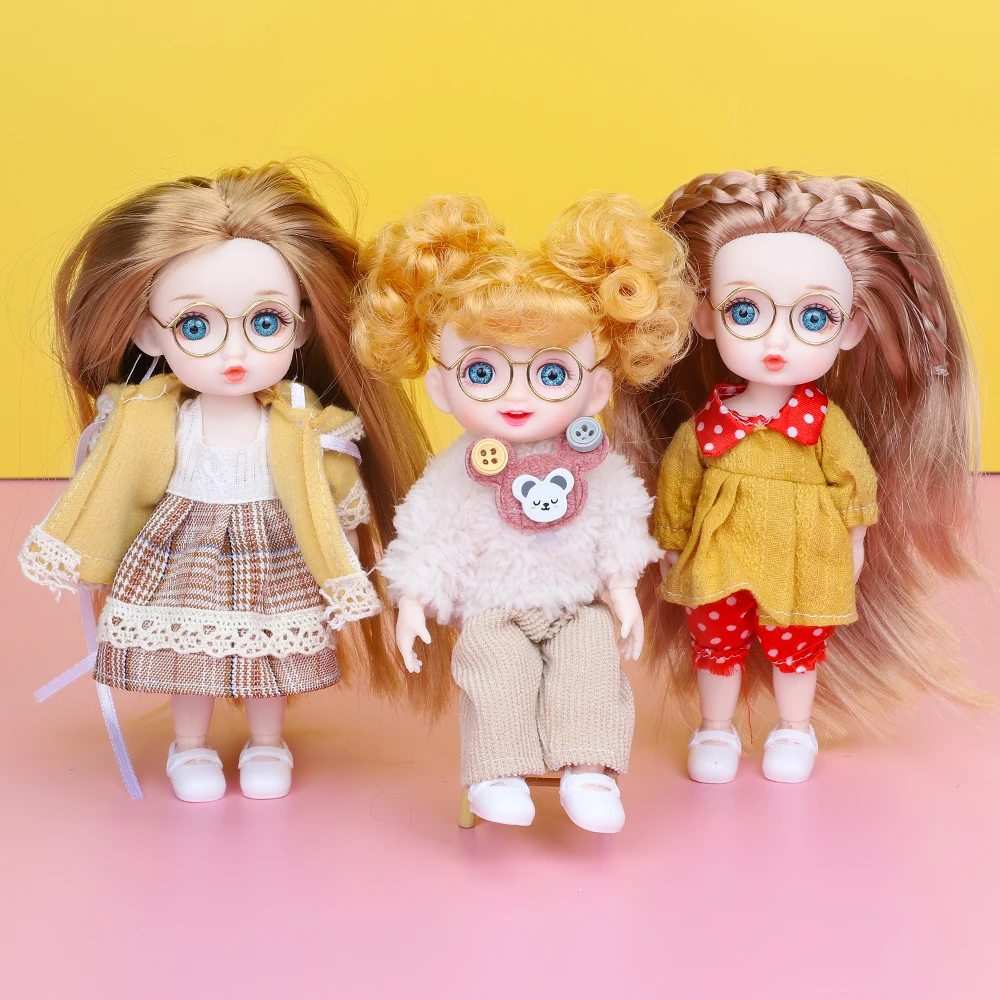 Фото Шарнирная мини-кукла с 14 шарнирами 16 см 1/12 дюйма | Игрушки и хобби