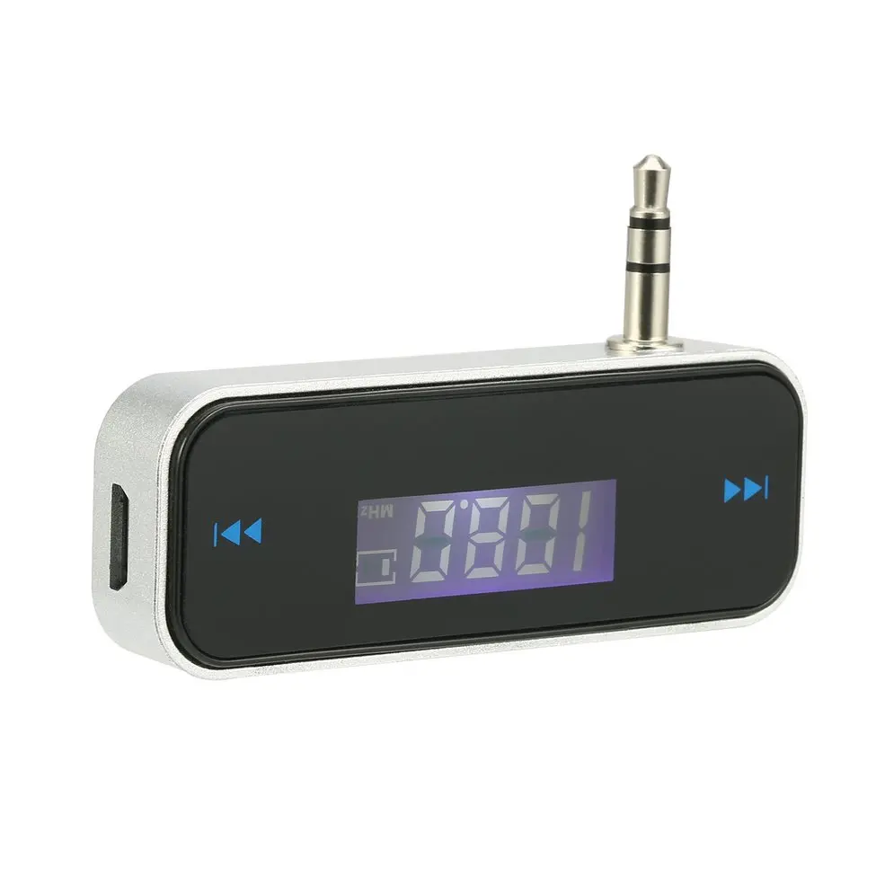 Автомобильный MP3-плеер 3,5 мм в автомобиле fm-передатчик для iPhone 6 5 5S 5C/iPod Touch5/ipad 4 мини беспроводной передатчик