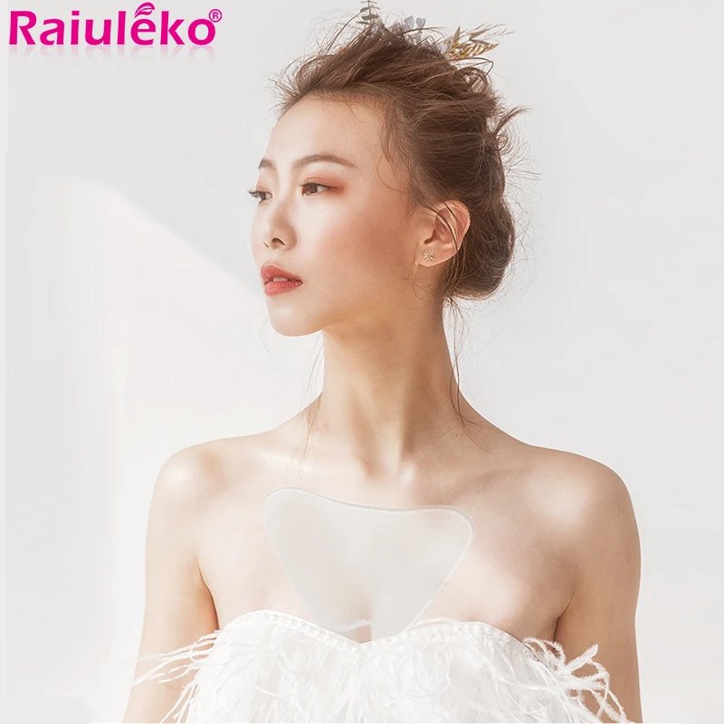 

Reusable Anti Wrinkle Silicon Transparent Anti Microgroove Removal Sticker Skin Care Pad Anti-aging Chest Sticker Lady Cleavage