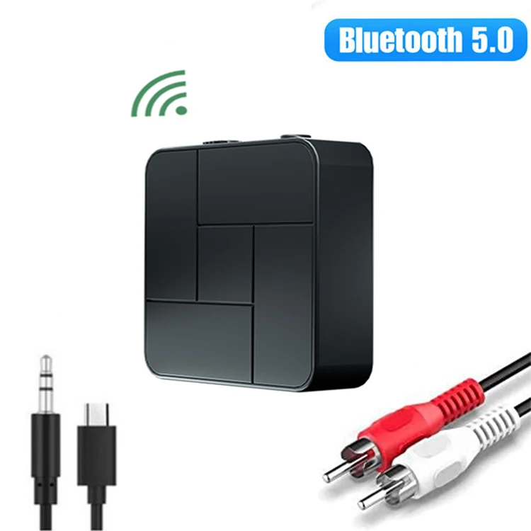 

Приемник-передатчик Bluetooth 5,0, 3,5 мм, 3,5 AUX-разъем, RCA USB-ключ, беспроводной аудио адаптер, гарнитура для звонков, для ТВ, ПК, наушников