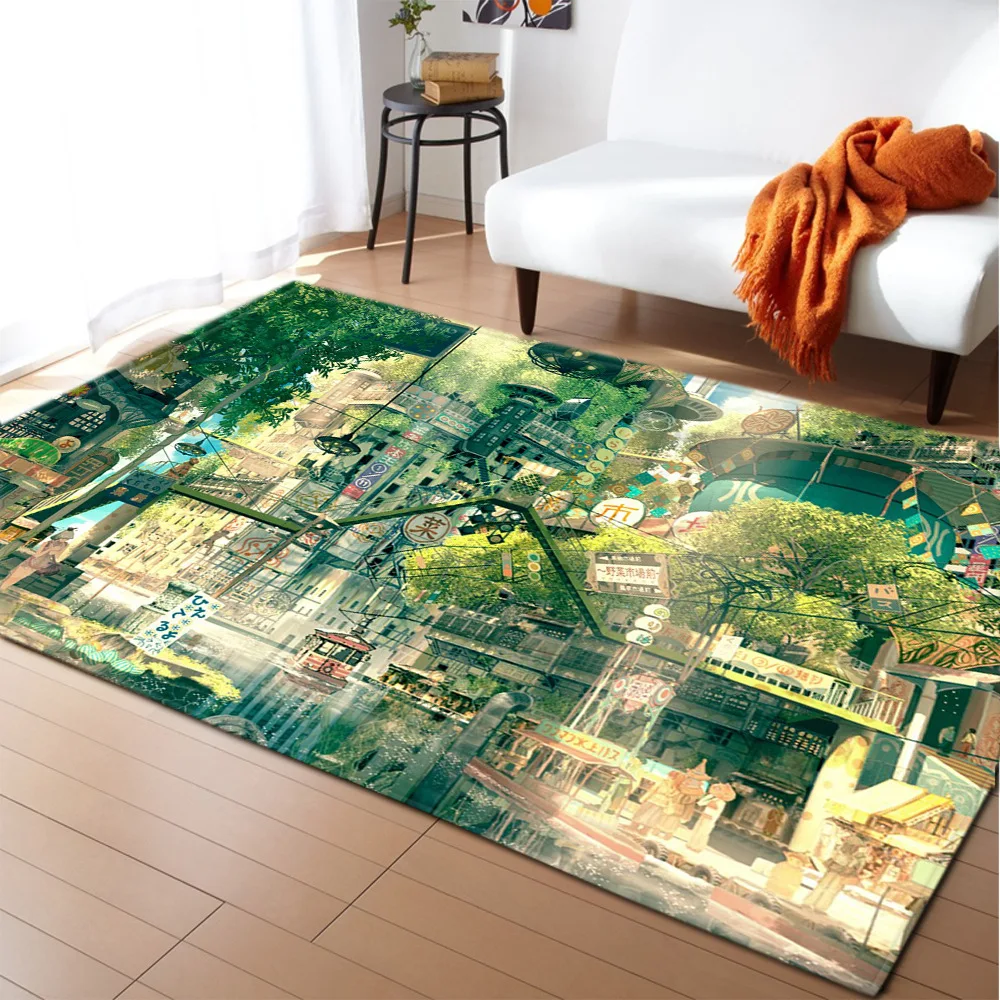 

Decoration Living Room Sofa Carpet Modern Kitchen Bedroom Floor Children Tatami Large Rug Hallway Balcony Bathroom Anti-Slip Mat
