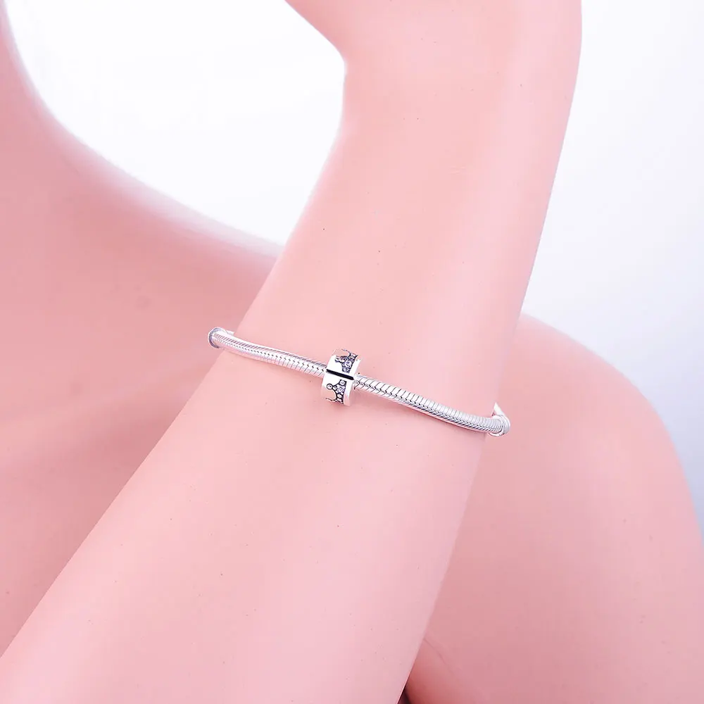 

2021 Autumn Collection 925 Sterling Silver Crown Clip Charms Beads Fit Original Pandora Charms Bracelet DIY Jewelry Making Gift