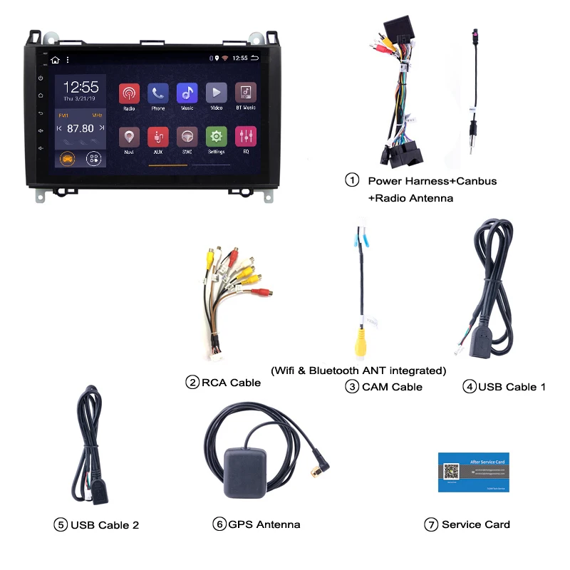 2+ 32G gps Автомобильный мультимедийный плеер Android 8,1 Navi авторадио для Mercedes Benz B W245 B150 B160 B170 B180 B200 B55 2004-2012