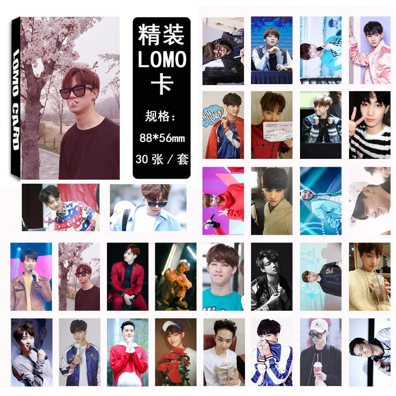 30 шт./компл. K pop GOT7 Фотокарточка JB Single 03 Модный высококачественный альбом