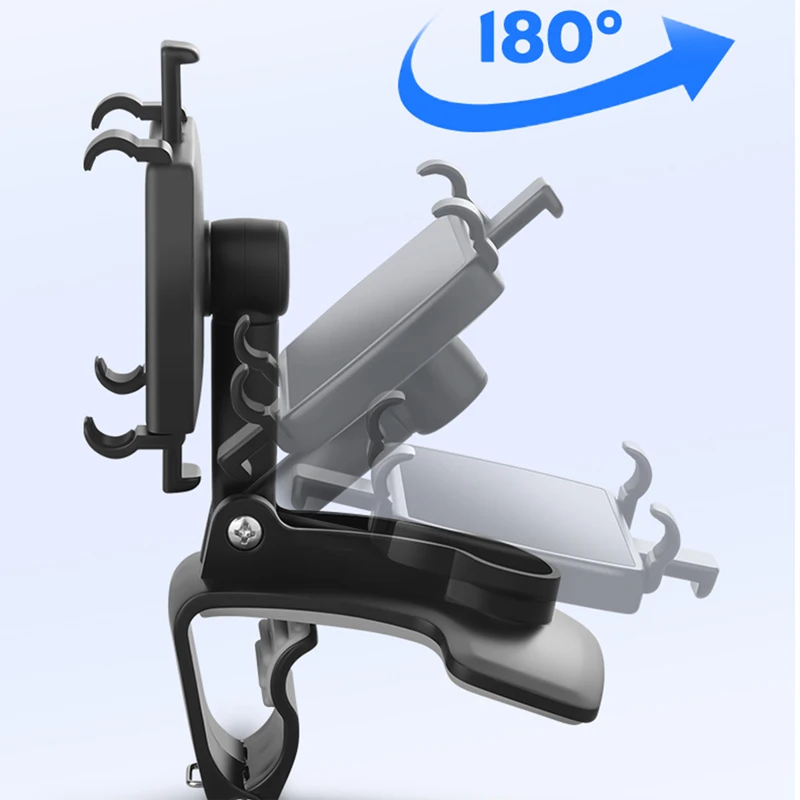 fimilef car holder universal gps 360 degree rotatable car dashboard mobile phone holder rear view mirror sunshade phone holder free global shipping