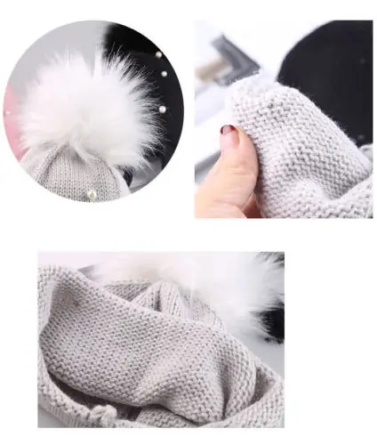 2020 New Fashion Newborn Toddler Kids Baby Boy Girl Infant Cotton Pearl Hat Woolen Cap Gifts Winter | Детская одежда и обувь