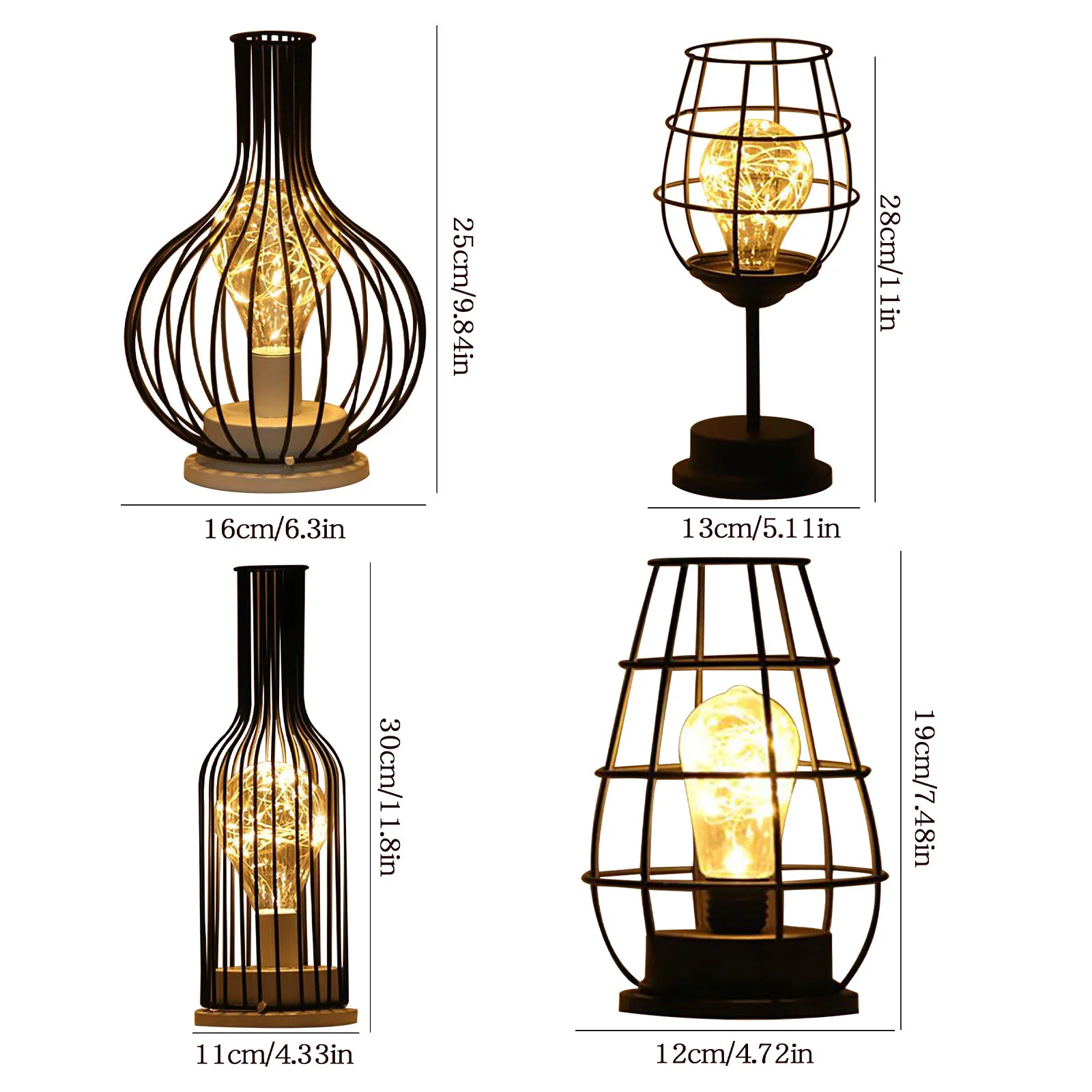 1 шт. Новинка Ночной светильник Креативный светодиодный Железный маленький в