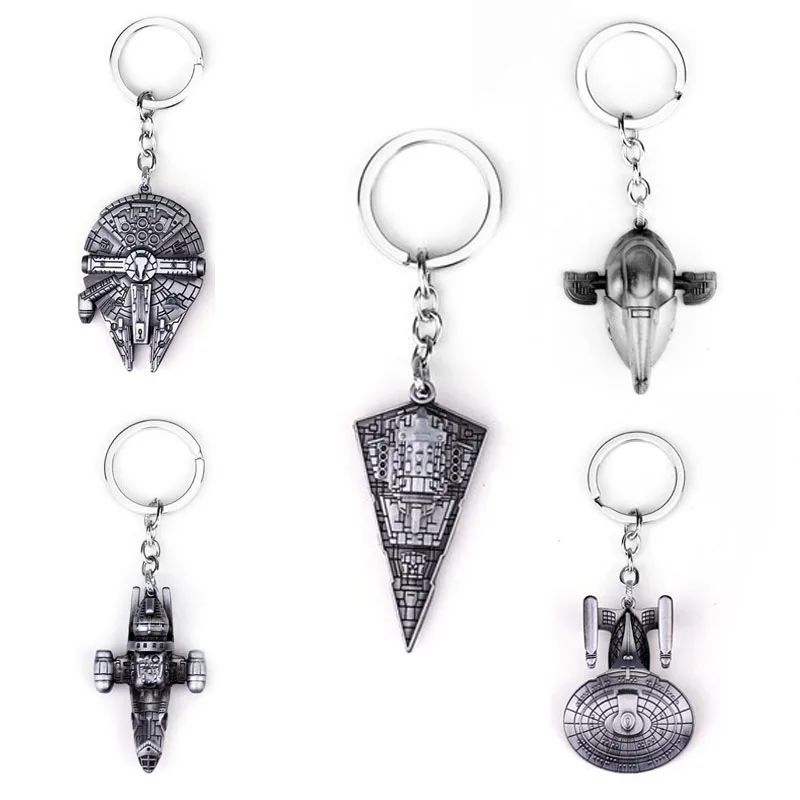 Брелок для ключей из Звездных войн с подвеской в виде космического корабля Дарта