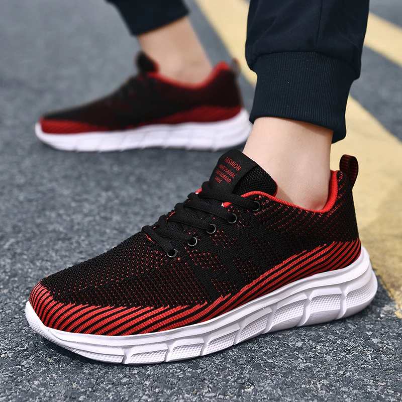 SMS Summer Men Shoes Lace-up Mesh Men Casual Shoes Lightweight Comfortable Breathable Running Shoes Sneakers Feminino Zapatos