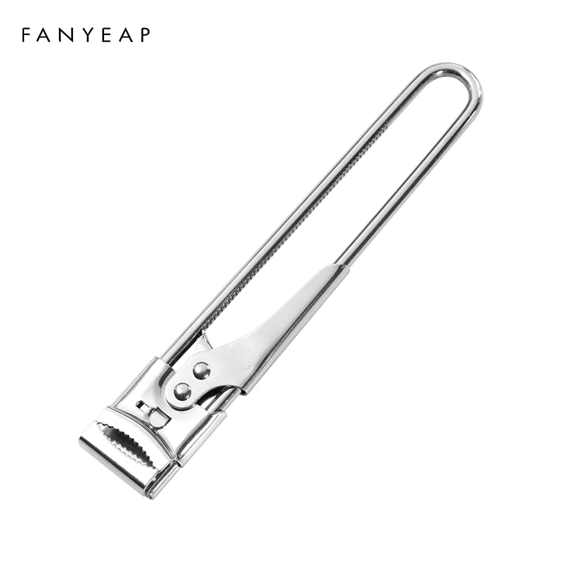 

Stainless Steel Handheld Pot lid Opener gripper Kitchen Equipment Multi-functional Adjustable Can Opener