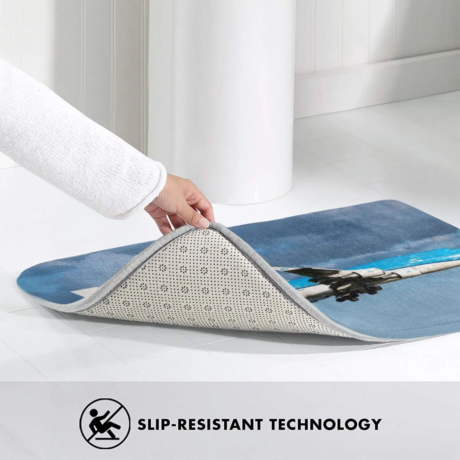 

Klm 747 - 400 Landing Carpet Mat Rug Cushion Soft Flying Flight Aviation Pilot Airways Jumbo Jet Landing Cloud Sky