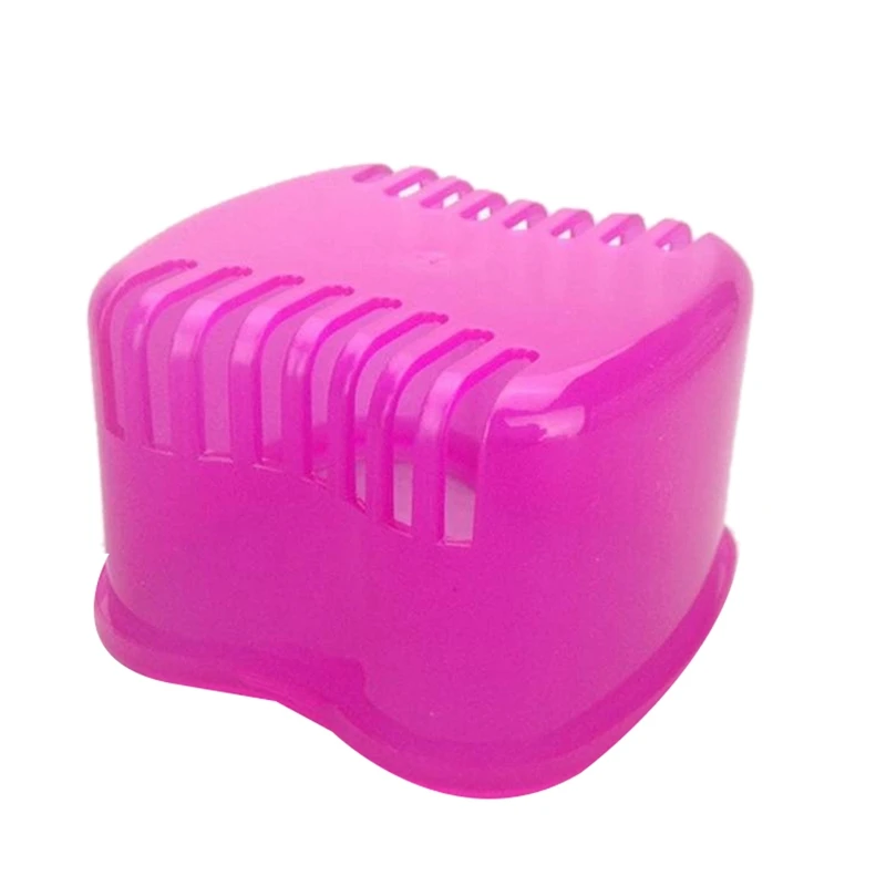Denture Box with Specially Designed Holder for Rinse Basket, Great for Dental Care, Easy to Open, Store and Retrieve