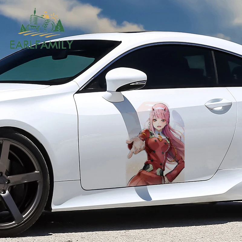 EARLFAMILY 43 см x 31 8 для Zero Two Campervan автомобильные стикеры аниме Водонепроницаемая