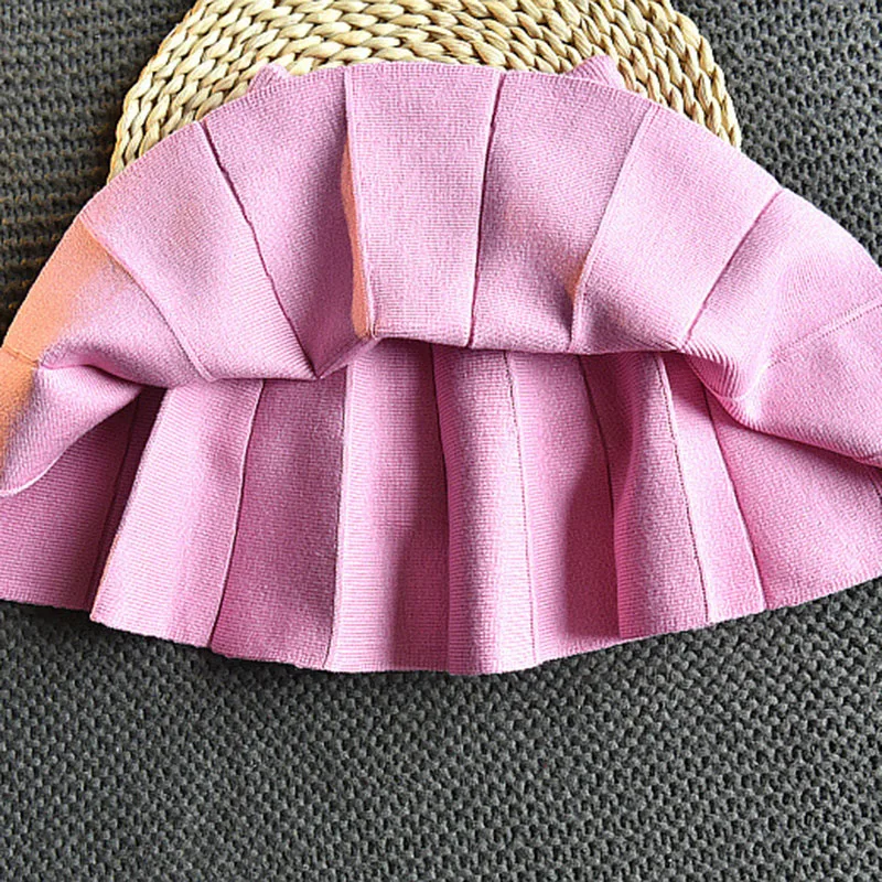 Осенне-зимние новые комплекты одежды для детей вязаный пуловер с рисунком