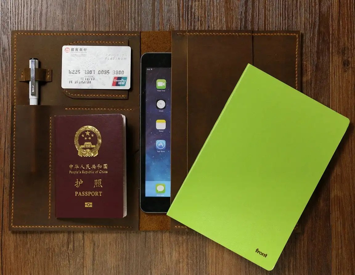 A5 Moleskine Agenda кожаный чехол для записной книжки портфель/потертая кожа мини-Обложка для IPad/путешествия кожаный Чехол Органайзер