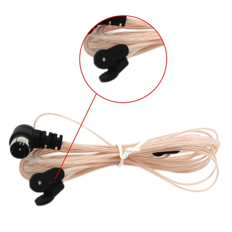 

FM Broadcast Antenna 75 Ohm Dipole Indoor T Antenna Aerial Male F-Type Connector Transmitting FM Antenna High Quality Transpare