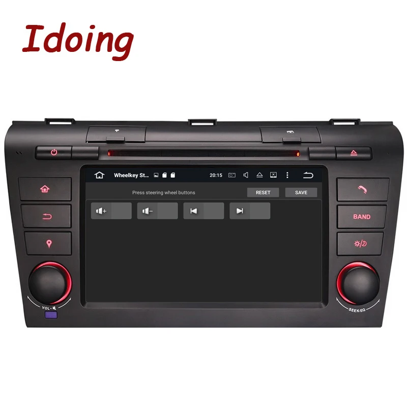 Idoing 2Din Android7.1 для Mazda3 автомобильный DVD мультимедийный видео плеер быстрая