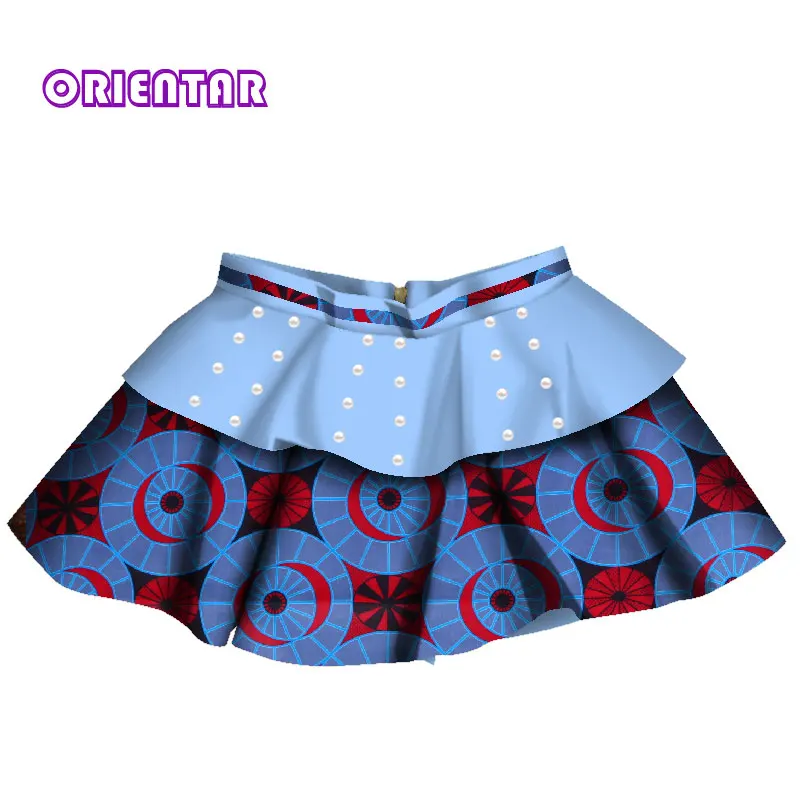 Детские мини юбки для девочек африканская одежда детская юбка с цветочным