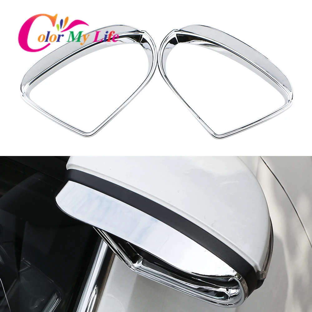

Color My Life 2Pcs ABS Chrome Car Rearview Mirror Cover for Volkswagen VW Golf 7 7.5 MK7 MK7.5 2013 - 2020 Rear View Mirror Trim