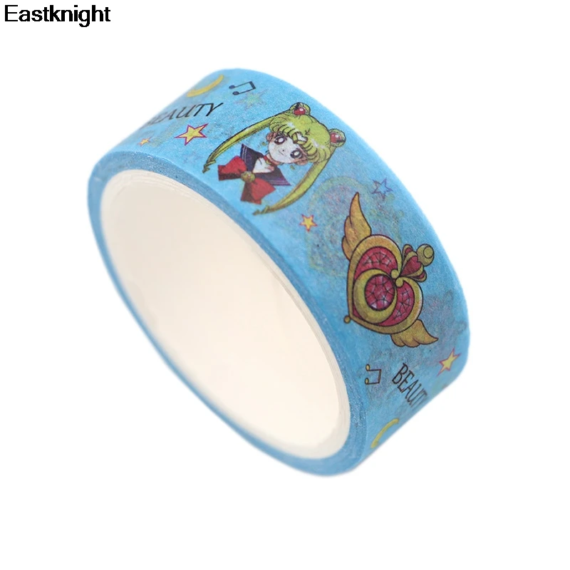 

Anime DIY Scrapbooking Sticky Adhesive washi Paper Masking Tape kawaii Printed Patterns Stickers Decals E0827