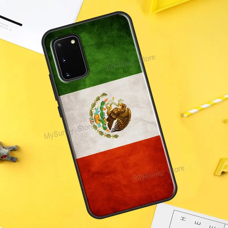 Чехол для телефона с мексиканским флагом Samsung Galaxy S20 FE S21 Ultra Note 20 10 S8 S9 S10 Plus S22 |
