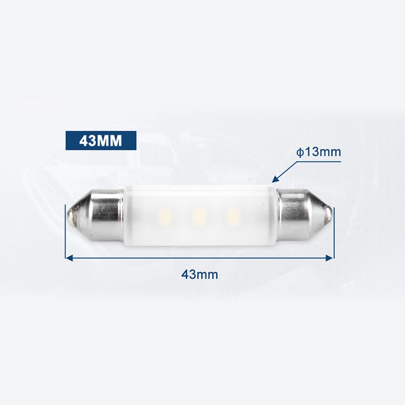 Philips Festoon 43 мм Яркий интерьерный светильник ing Ultinon светодиодный купольный для