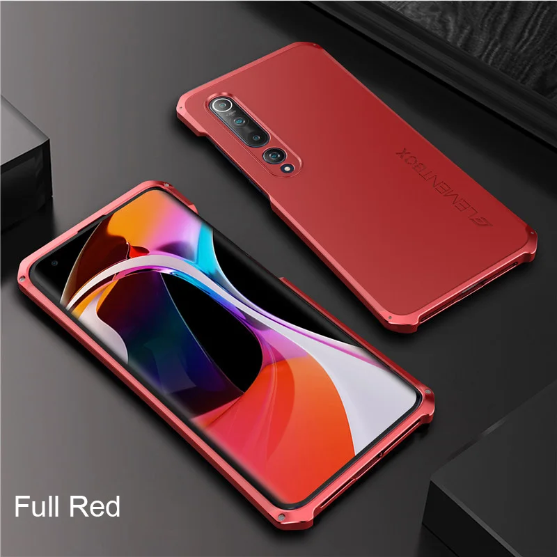 Противоударный алюминиевый металлический армированный чехол для Xiaomi Mi 10 Pro