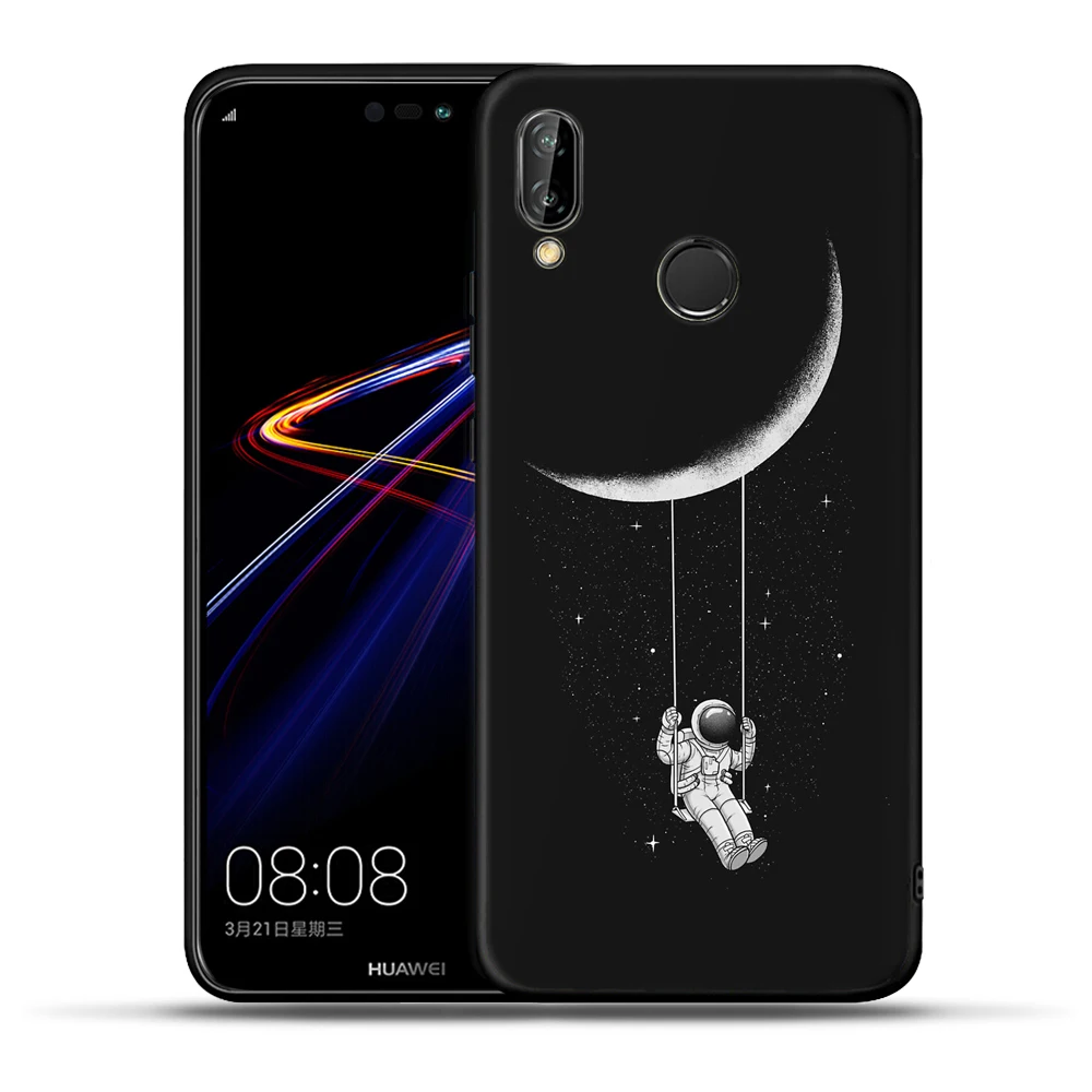 Милый мягкий силиконовый чехол с принтом планеты для Honor 8X 7A 7C 10 телефона Huawei Mate 20