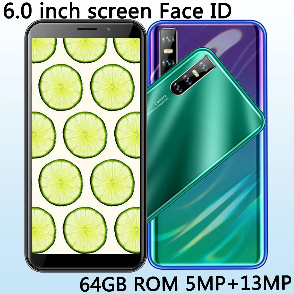 

2SIM Note 8t 4 ядра 4G Оперативная память 64G Встроенная память Face ID смартфонов 6,0 дюймов оригинальные мобильные телефоны неблокированный Android Celulares ...