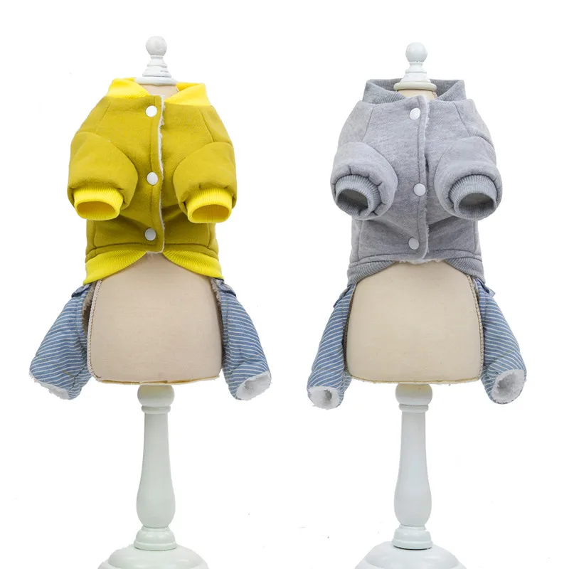 Модные комбинезоны для собак комбинезон щенка животное медведь лук джемпер с