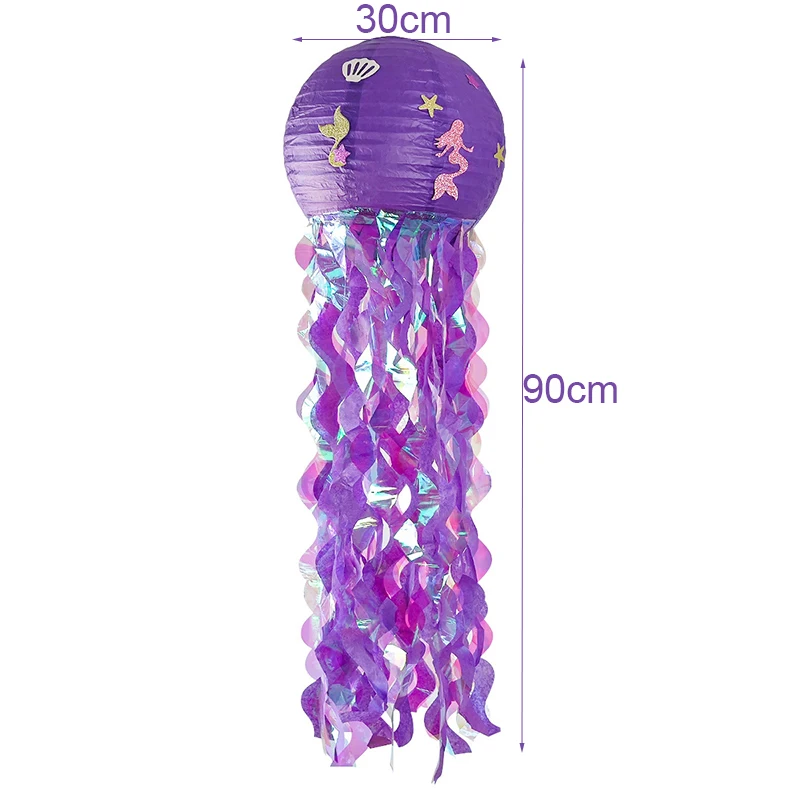 Тема русалки вечерние декор в виде морской звезды ракушки Фонари День рождения