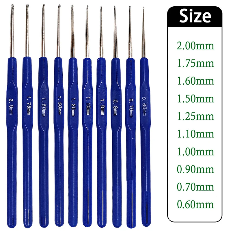 10 шт. крючком Для женщин дома нить Вязание иглы переплетения нитей вязальные